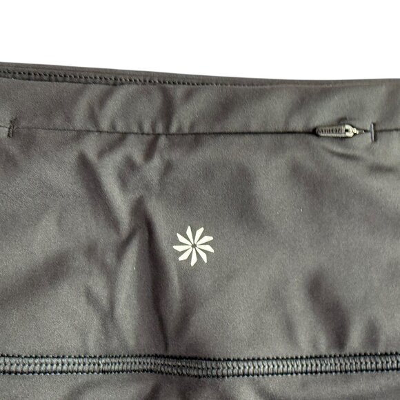 Athleta Black Tennis Golf Skirt with Spandex Shorts Underneath.  Size Women's La - Picture 4 of 9